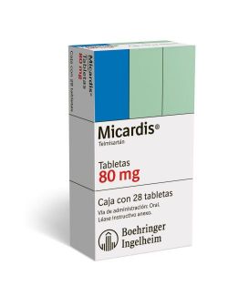 Micardis 80 mg Caja con 28 Tabletas