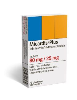 Micardis Plus 80mg/25mg Caja Con 14 Tabletas