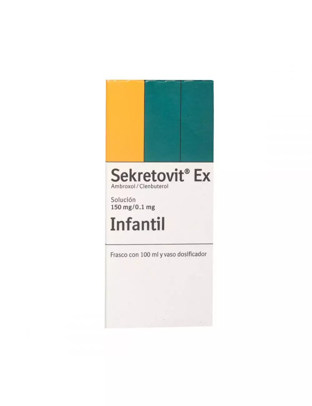 Sekretovit Ex Infantil Solución150mg / 0.1mg Caja Con Frasco Con 100mL