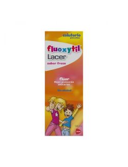 Flúor Fluoxytil Colutorio 500 mL Sabor Fresa Fresca Frasco