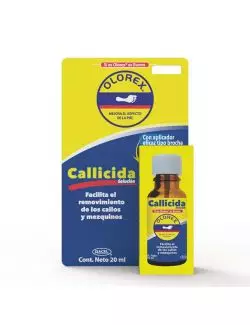 Callicida Solución Olorex Caja Con Frasco Con 20 mL