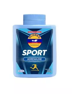 Olorex Talco Sport Adrenaline Frasco Con 200 g