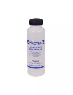 Protec Alcohol Etílico Desnaturalizado Botella Con 110 mL