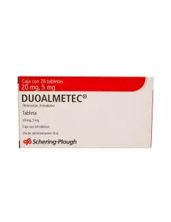 Duoalmetec® 20 mg/5 mg (Olmesartán/Amlodipino) - 28 Tabletas - Schering-Plough