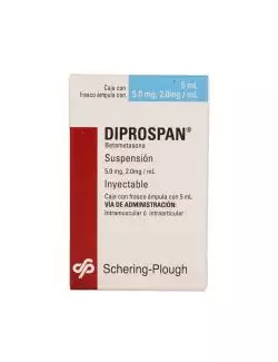 DIPROSPAN® Suspensión 5 mL (Betametasona) - Frasco Ámpula | Schering-Plough