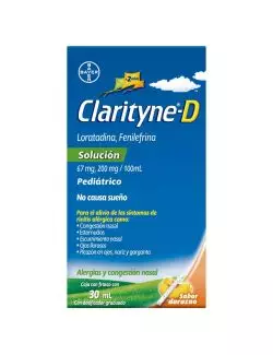 Clarityne D Solución Pediátrica 0.67mg/2mg/1mL