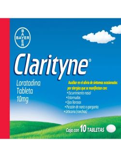 Clarityne 24 Horas 10 mg Caja Con 10 Tabletas