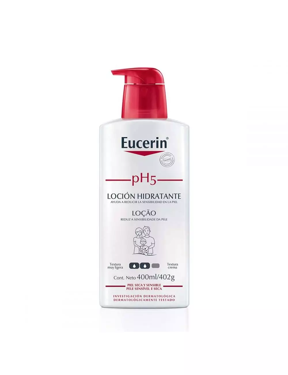 Eucerin pH5 Loción Para Piel Seca y Sensible Botella Con 400 mL /404 g