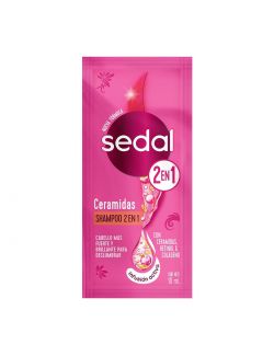 Shampoo Sedal Ceramidas 2 En 1 Sachet Con 15 mL Caja Con 24 Piezas