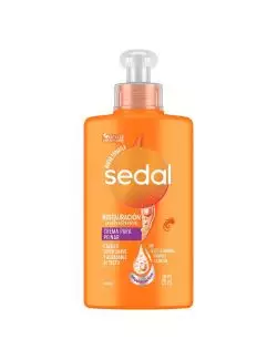 Crema Para Peinar Sedal Reconstrucción Estructural Progresiva Frasco Con 135 mL