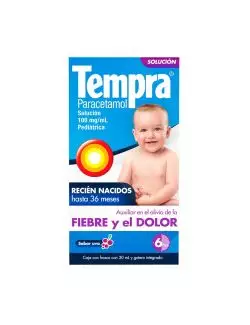 Tempra Gotas Pediátrico 100 mg/mL Frasco Con 30 mL