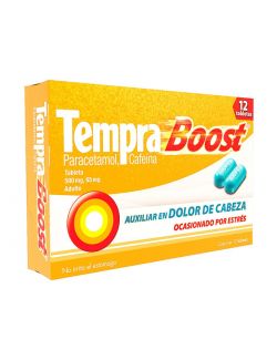 Tempra Boost Adulto 500/65 Mg Caja Con 12 Tabletas