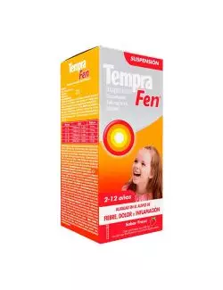 Tempra Fen 200 mg/5 mL Frasco 100 mL Sabor Fresa