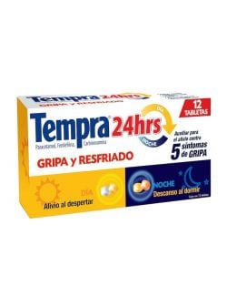 Tempra 24 Horas 12 Tabletas