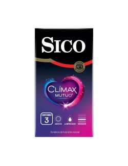Sico Clímax Mutuo Caja Con 3 Condones