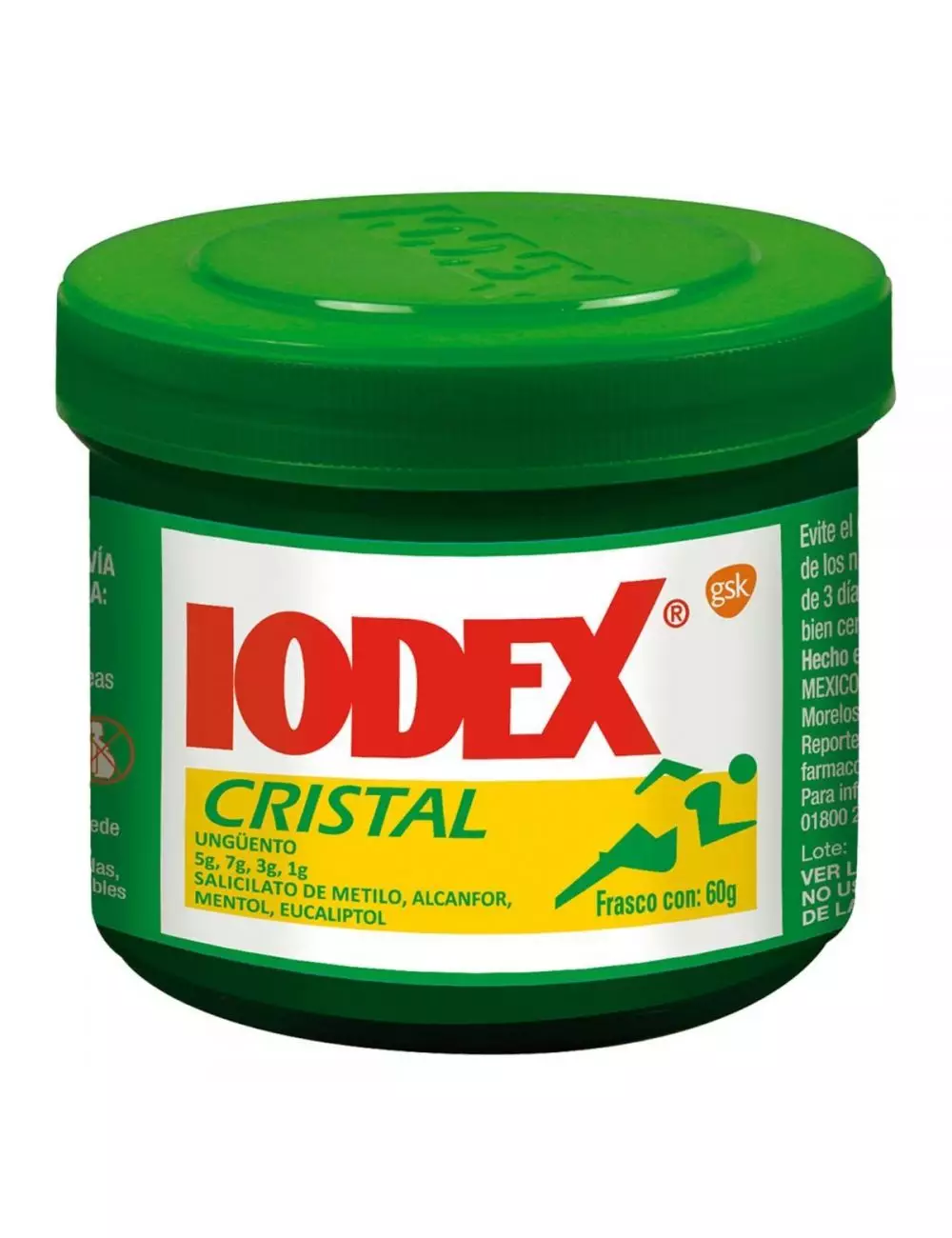 Iodex Cristal Ungüento Tarro Con 60 g