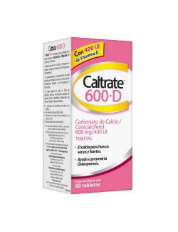 Caltrate 600+D Caja Con 60 Tabletas