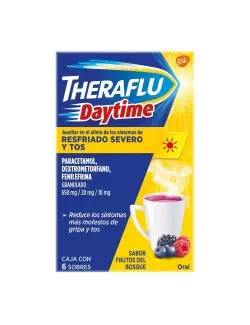 Theraflu Daytime Té Antigripal Con 6 Sobres