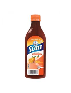 Emulsion-Scott Frasco Con 200 mL Sabor Naranja