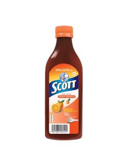 Emulsion-Scott Frasco Con 200 mL Sabor Naranja