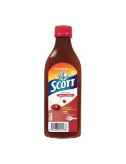 Emulsión Scott Frasco Con 200 mL Sabor Cereza