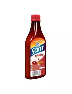 Emulsión Scott Frasco Con 200 mL Sabor Cereza