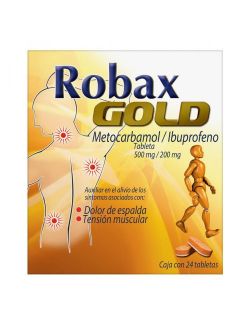 Robax Gold 500 mg/200 mg 24 Tabletas.