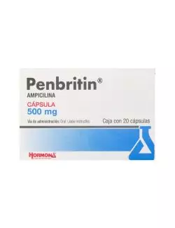 Penbritin 500 mg Caja Con 20 Cápsulas RX2