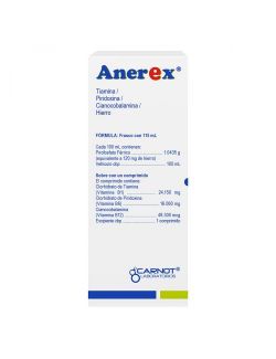 Anerex 120 mg Caja Con Frasco Solución Con 115 mL