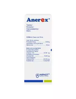 Anerex 120 mg Caja Con Frasco Solución Con 115 mL