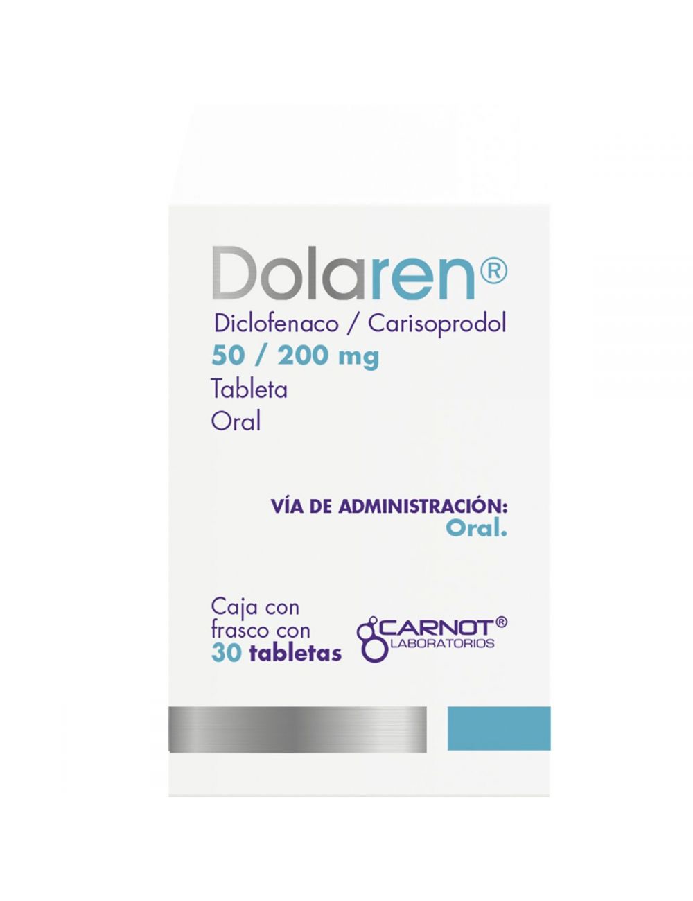 Dolaren 50 mg/200 mg Caja Con Frasco Con 30 Tabletas