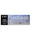 BD Plastipak Caja Con 5 Jeringas Estériles 3mL 22Gx2mm