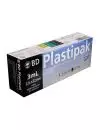 BD Plastipak Caja Con 5 Jeringas Estériles 3mL 22Gx2mm