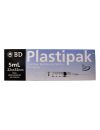 BD Plastipak Caja Con 5 Jeringas Estériles 5mL 22Gx32mm