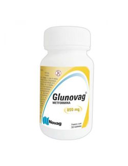 Glunovag Metformina 850 mg Frasco Con 30 Tabletas