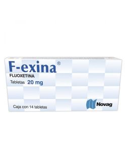 Fluoxetina 20 mg Caja con 14 Tabletas