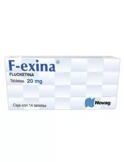 Fluoxetina 20 mg Caja con 14 Tabletas