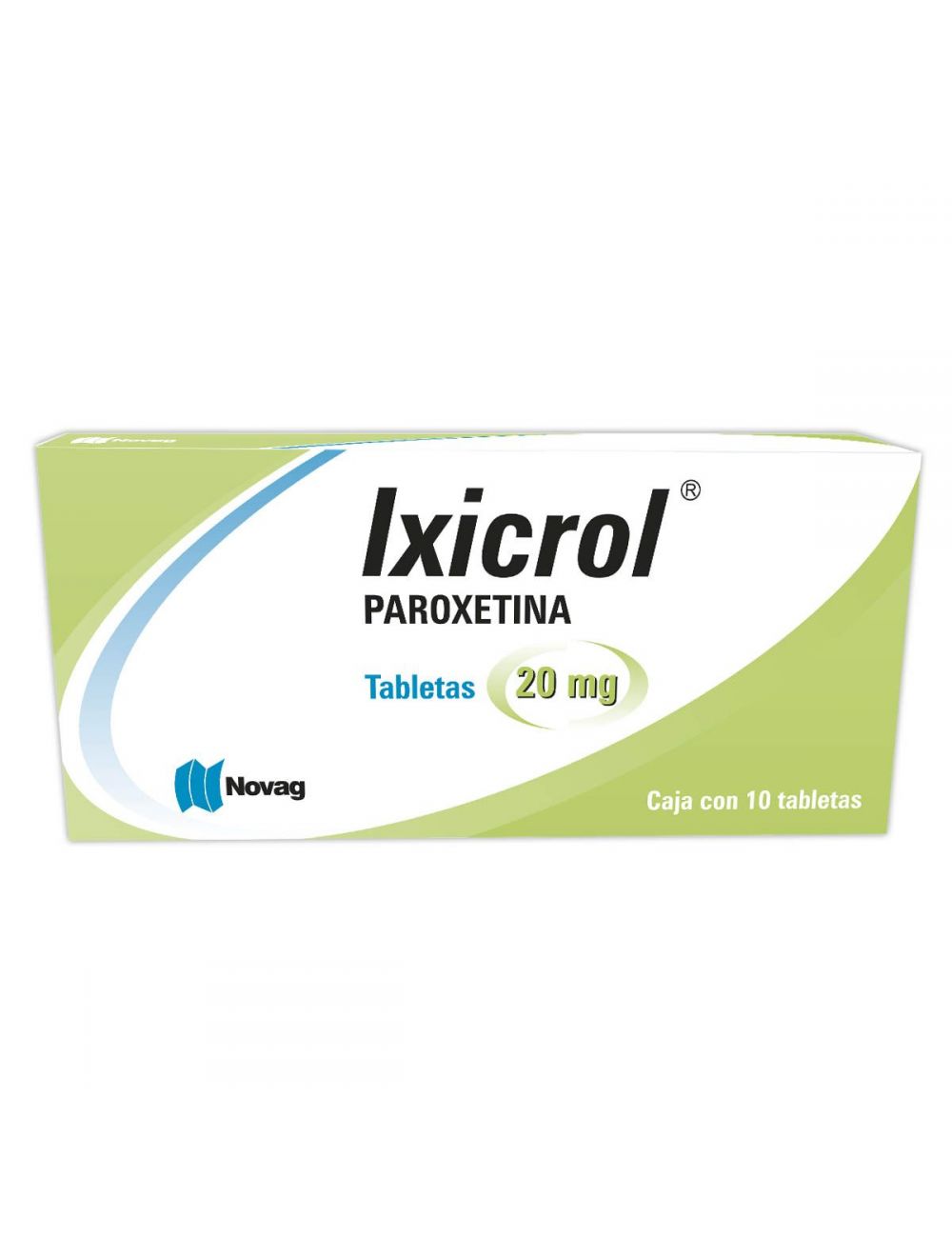 Paroxetina 20 mg Caja Con 10  Tabletas