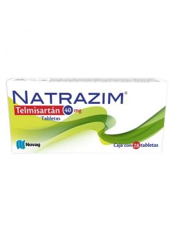 Telmisartan Natrazim 40 mg Caja Con 28 Tabletas