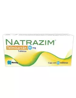 Telmisartan 80 mg. 14 Tabletas