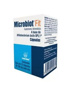 Microbiot Fit 180 mg Caja Con 15 Cápsulas