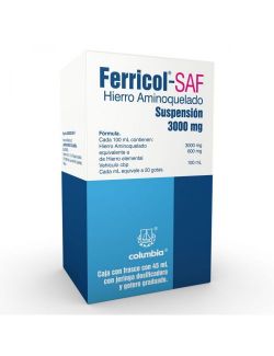 Ferricol SAF 3000 mg  Suspensión 45 ml
