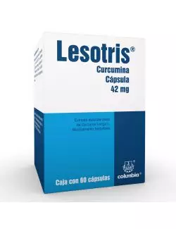Lesotris® 42 mg - 60 Cápsulas | Curcumina (Cúrcuma Longa L.) | Columbia®