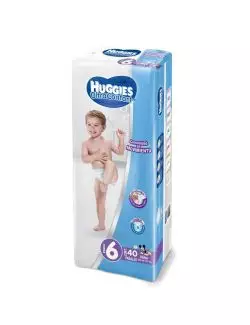 Pañales Huggies Ultra Confort Etapa 6 Niño Paquete Con 40 Piezas