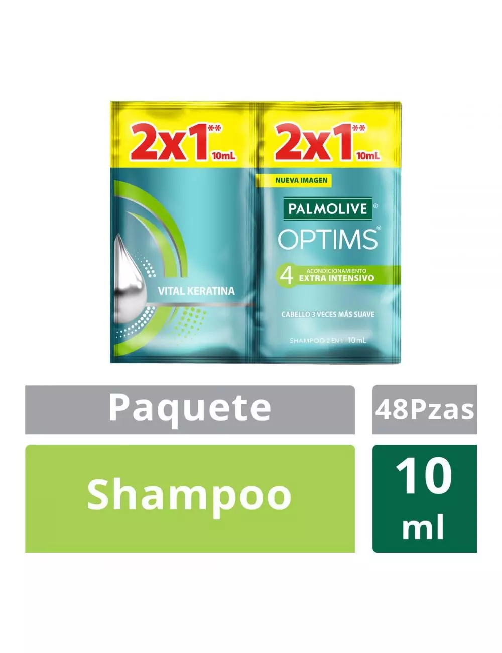 Shampoo Palmol 2 1Sach 2X1 10 ml. 24P