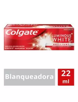 Crema Dental Colgate Luminous White 22 ml.