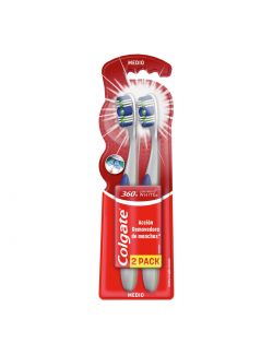 Cepillo Dental Medio Colgate Luminous White 360° Adulto