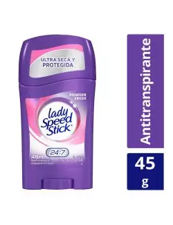 Antitranspirante Lady Speed Stick Power Fresh Barra Con 45 g