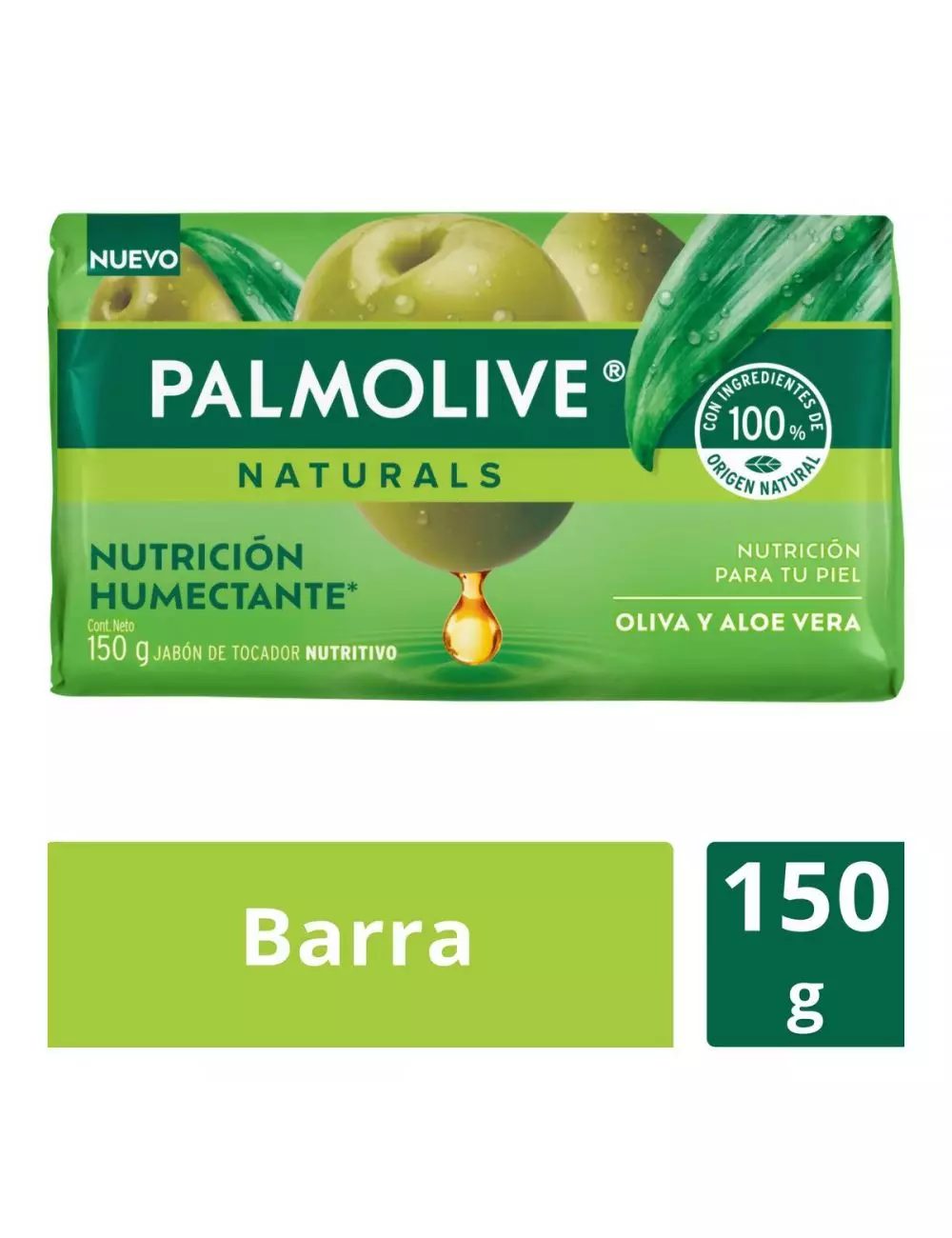 Jabón Palmolive Naturals Oliva y Aloe 150 g