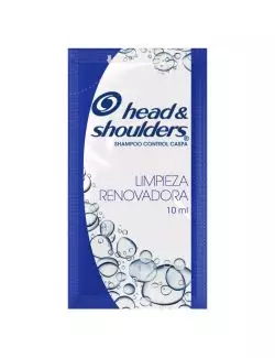 Head And Shoulders Shampoo Anticaspa Sachet Con 10 mL Caja Con 24 Piezas